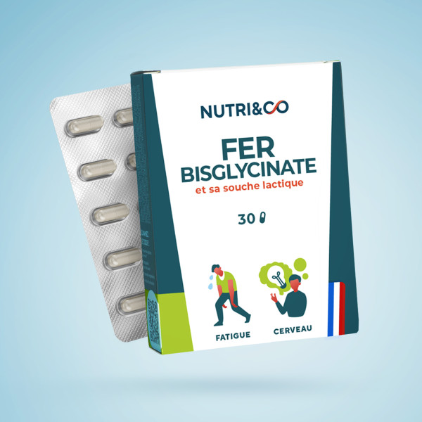 Fer Bisglycinate et sa Souche Lactique Nutri and Co